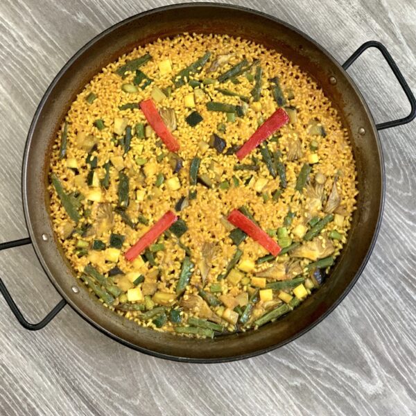 Arroz con verduras de temporada